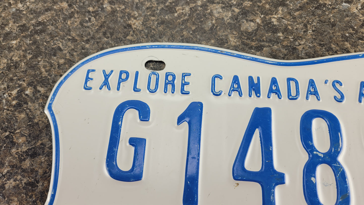1994 Northwest Territories Polar Bear License Plate, G1488