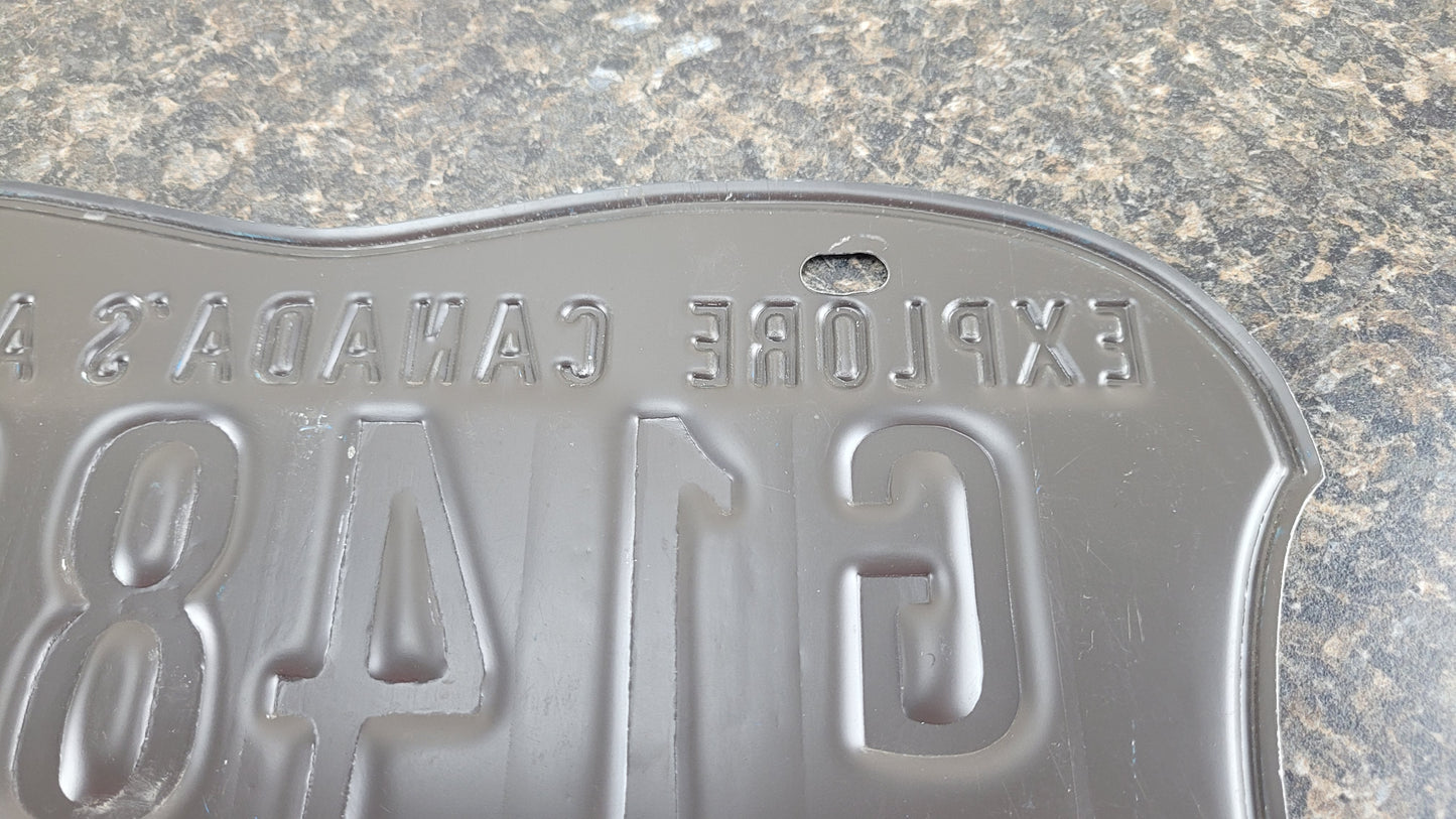 1994 Northwest Territories Polar Bear License Plate, G1488