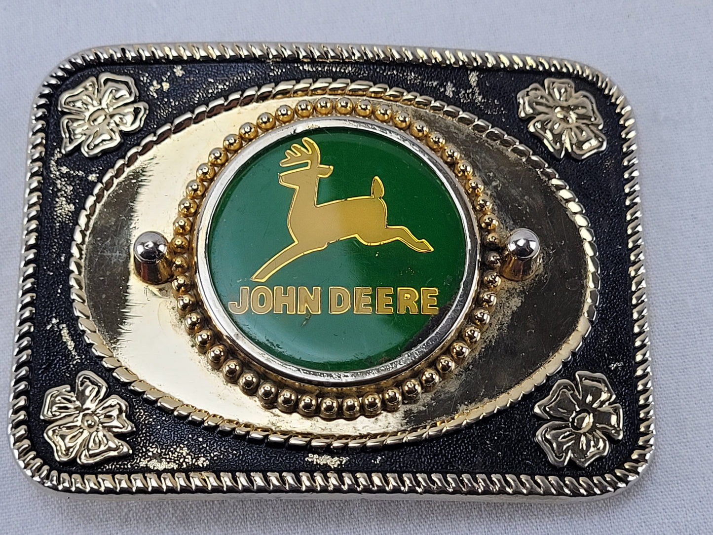 Vintage John Deere Medallion Belt Buckle