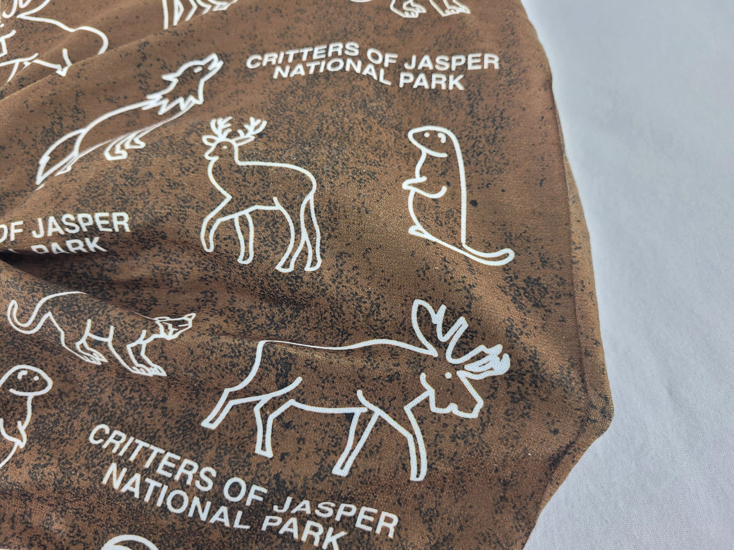 Buff Original Ecostretch Multifunctional Neckwear Gaiter UPF 50 Critters of Jasper National Park