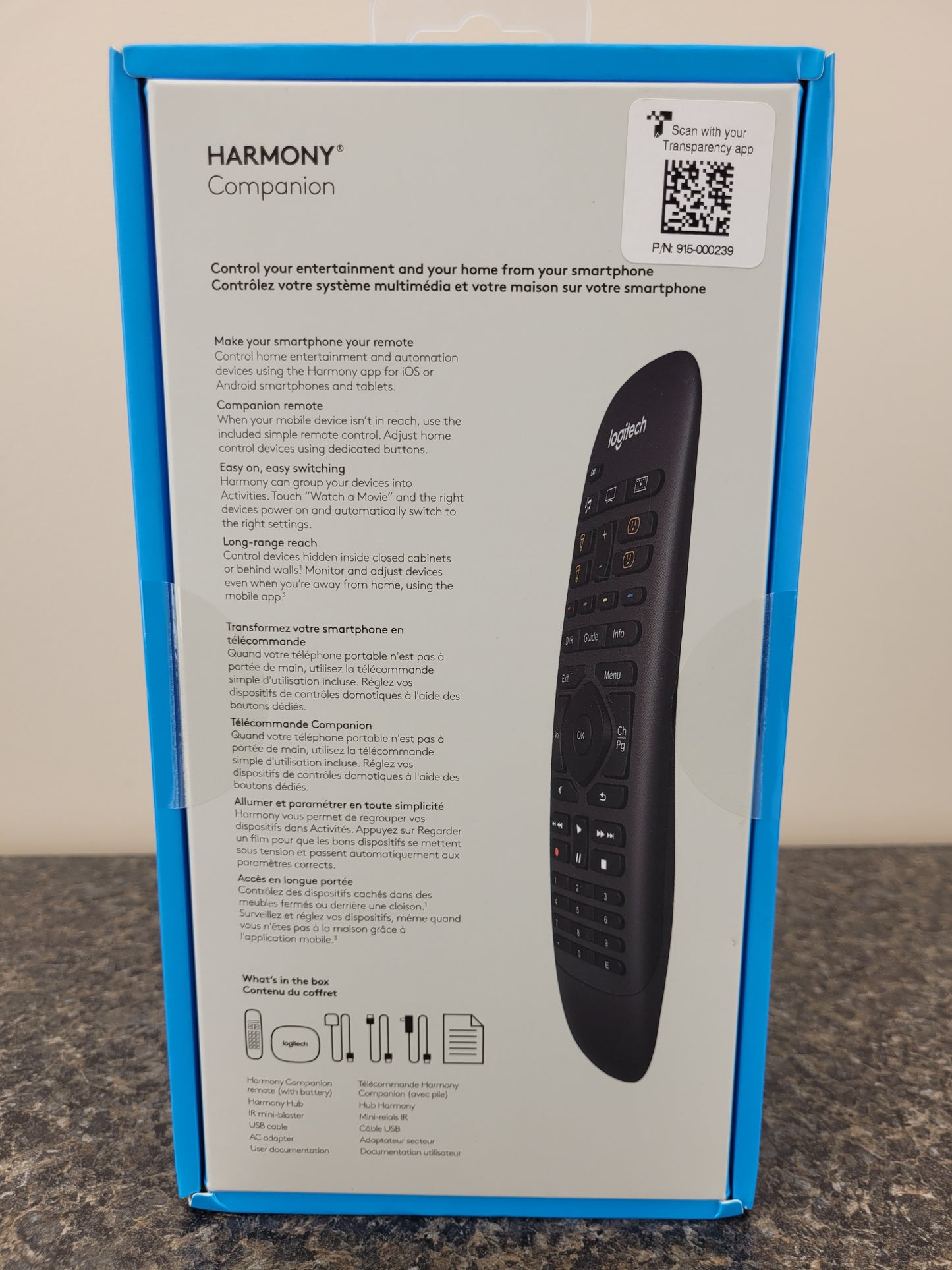 Logitech Harmony Companion Universal Remote Control