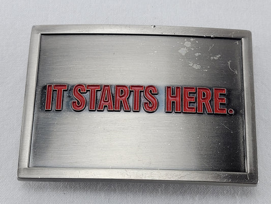 Molson Canadian "It Starts Here" Belt Buckle