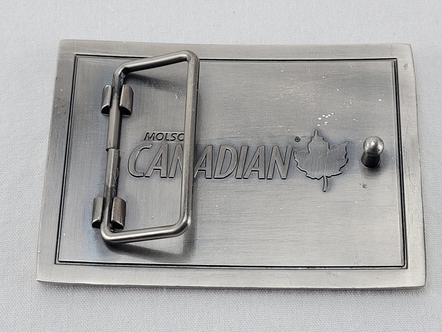 Molson Canadian "It Starts Here" Belt Buckle