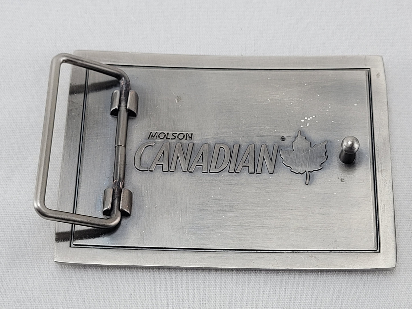 Molson Canadian "It Starts Here" Belt Buckle