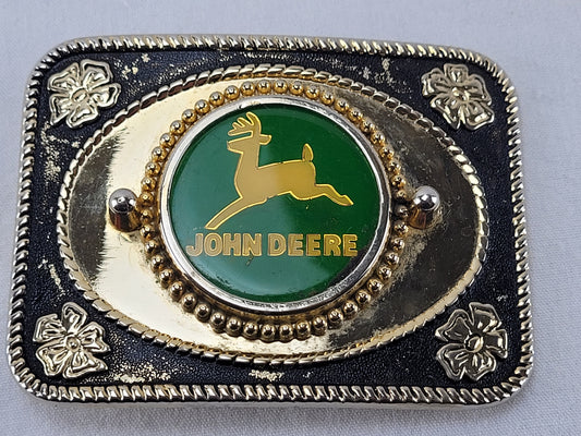 Vintage John Deere Medallion Belt Buckle