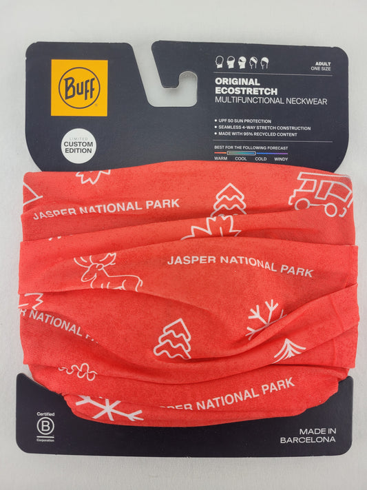 Buff Original Ecostretch Multifunctional Neckwear Gaiter UPF 50 Jasper National Park